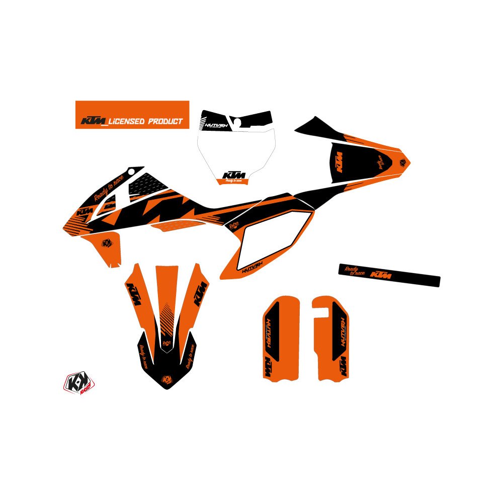 Kit Deco Moto Cross Retro KTM 50 SX Orange