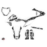 Kit Deco Moto Cross Predator KTM 50 SX Blanc