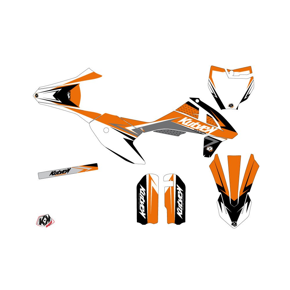 Kit Deco Moto Cross Stage KTM 50 SX Orange