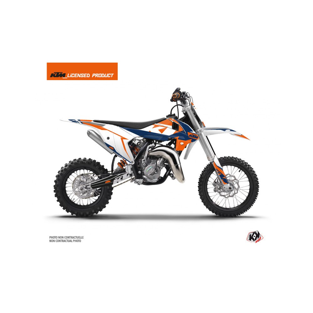 Kit Deco Moto Cross Gravity KTM 50 SX Bleu
