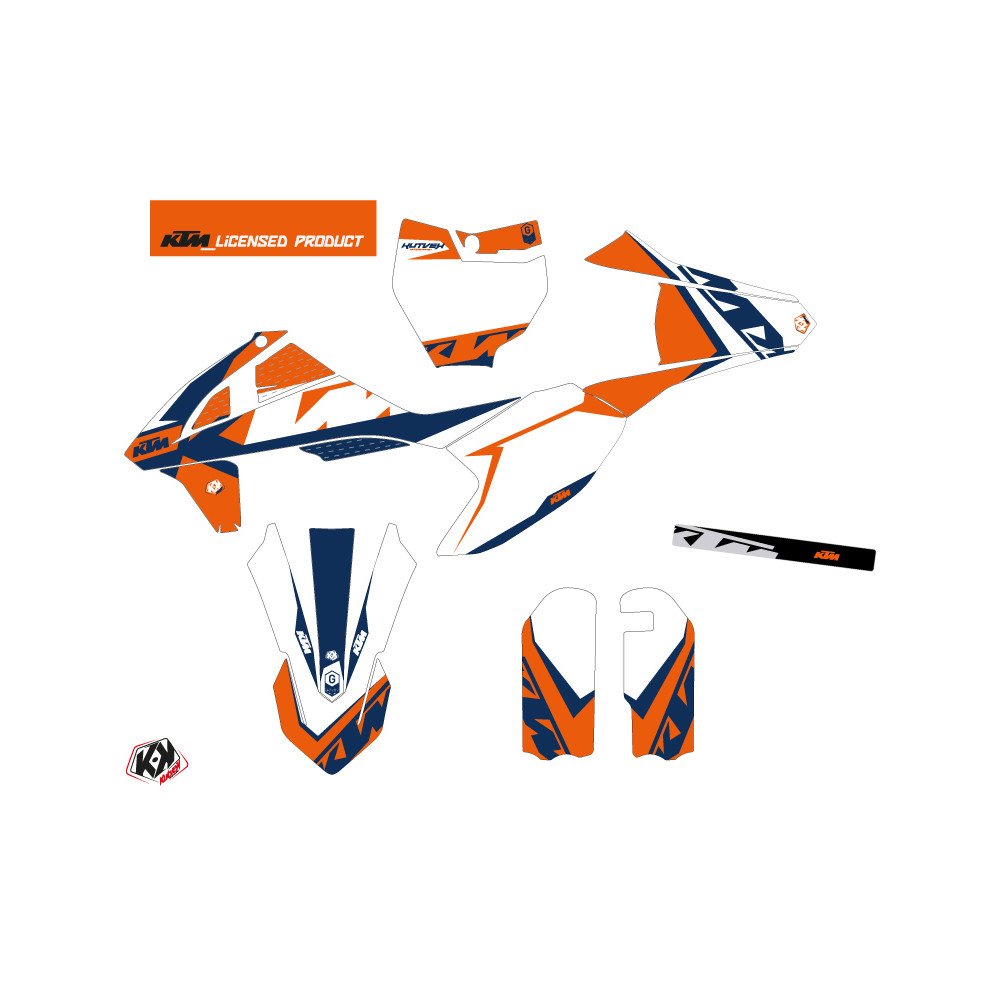 Kit Deco Moto Cross Gravity KTM 50 SX Bleu
