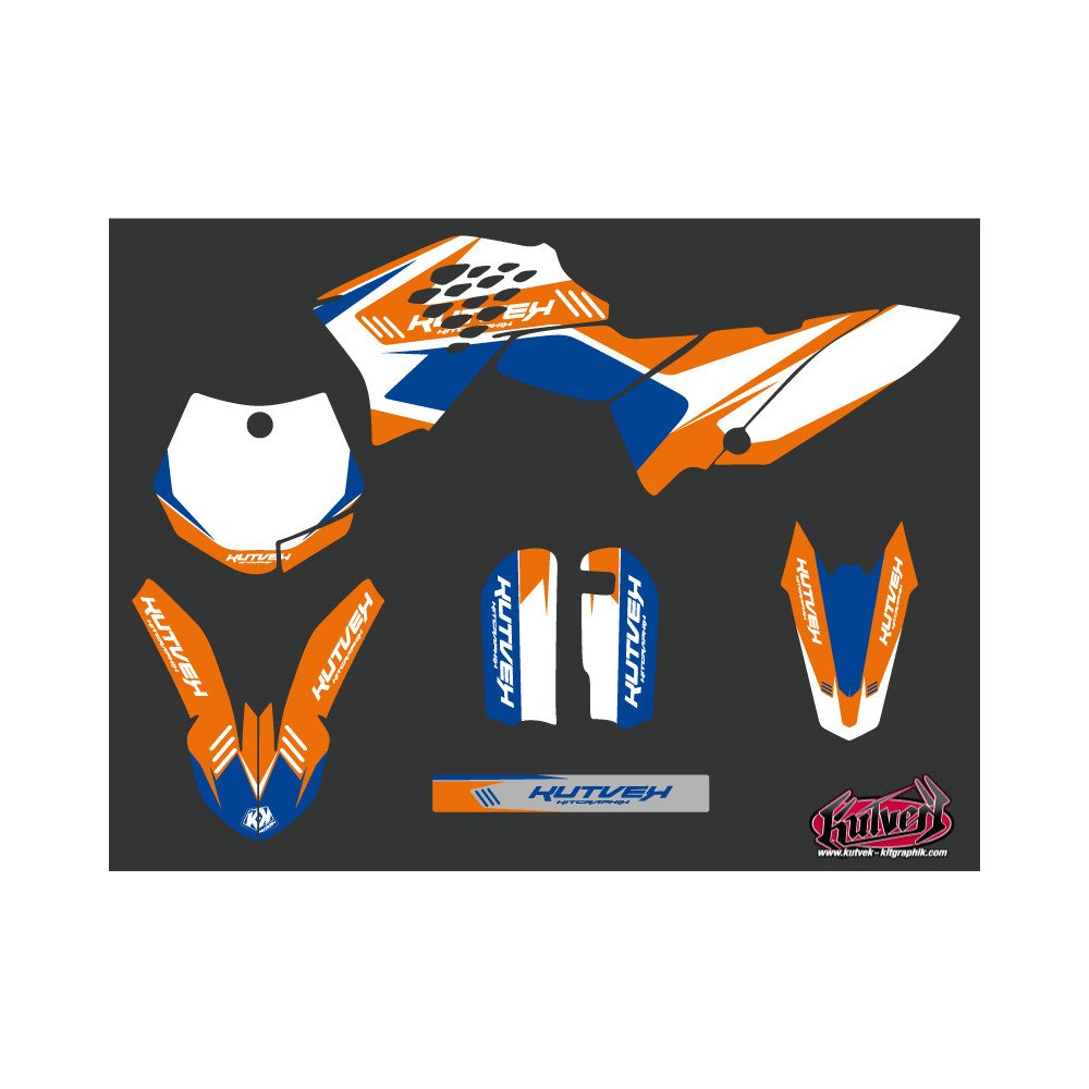 Kit Deco Moto Cross Chrono KTM 65 SX Bleu
