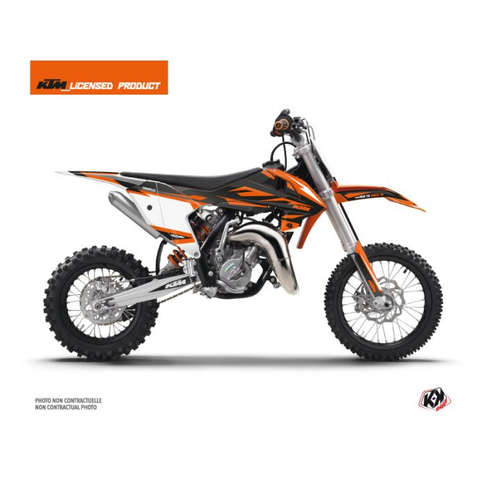 Kit Deco Moto Cross Trophy KTM 65 SX Noir Orange