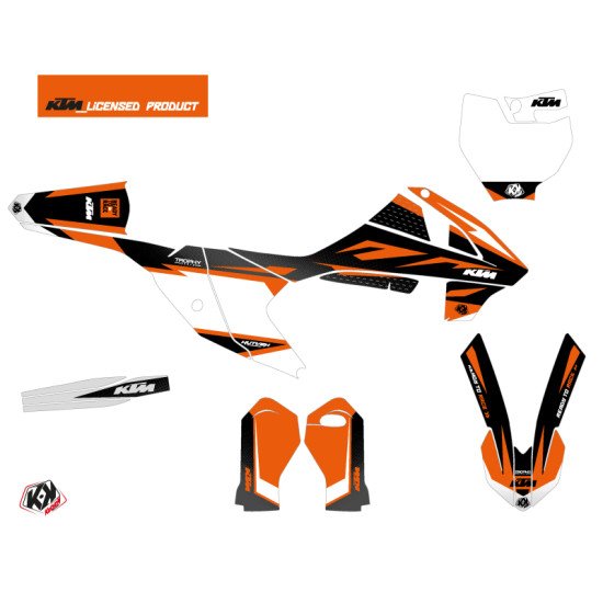 Kit Deco Moto Cross Trophy KTM 65 SX Noir Orange