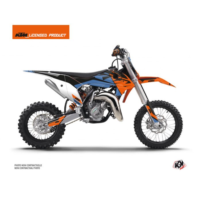 Kit Deco Moto Cross Skyline KTM 65 SX Bleu