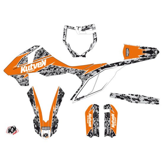Kit Deco Moto Cross Predator KTM 65 SX Orange