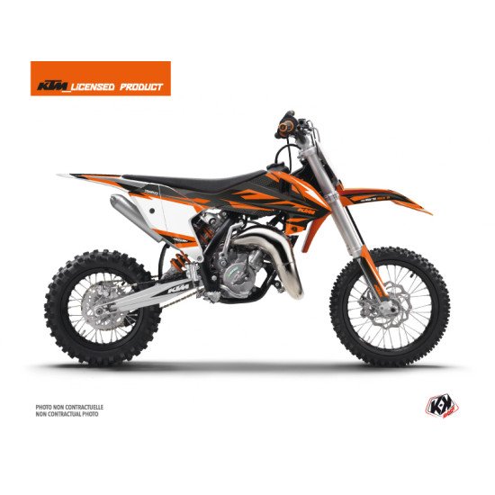 Kit Deco Moto Cross Trophy KTM 65 SX Noir Orange