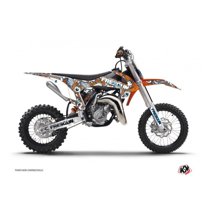 Kit Deco Moto Cross Freegun Eyed KTM 65 SX Orange