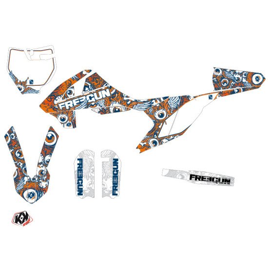Kit Deco Moto Cross Freegun Eyed KTM 65 SX Orange