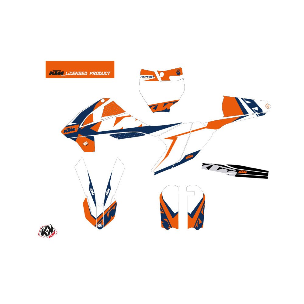 Kit Deco Moto Cross Gravity KTM 65 SX Bleu