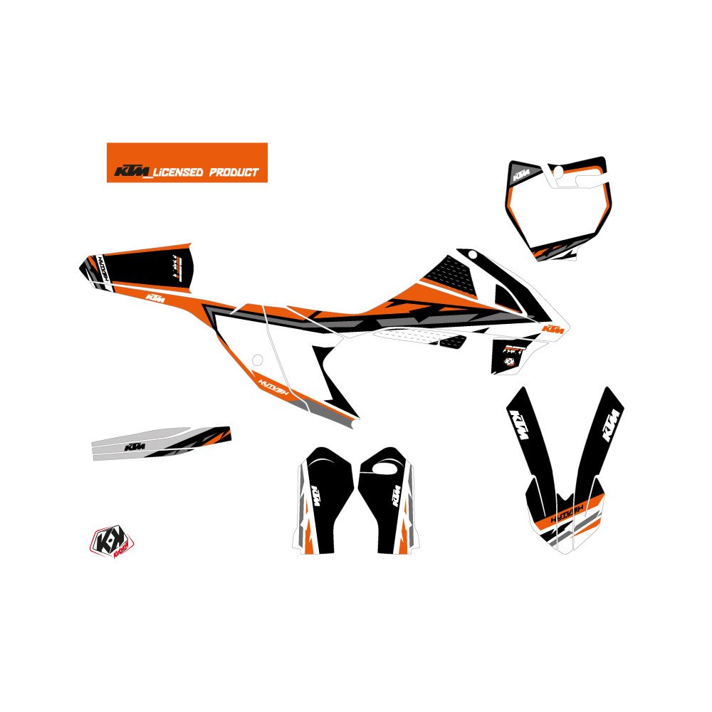 Kit Deco Moto Cross Rift KTM 65 SX Noir Orange