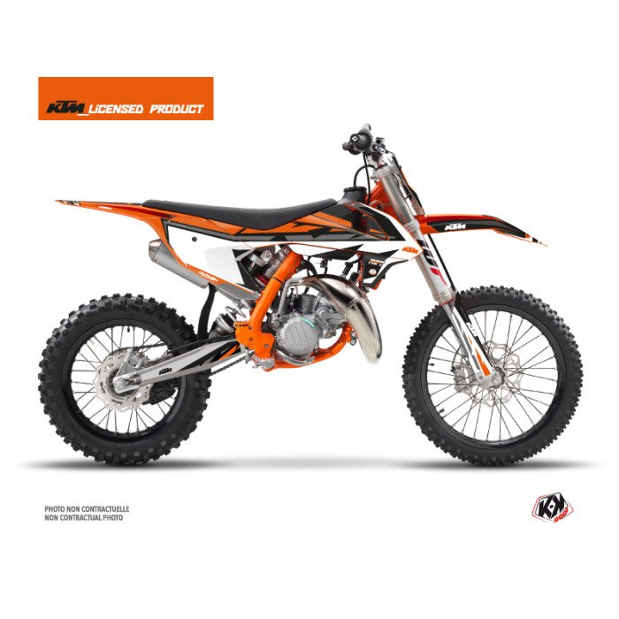 Kit Deco Moto Cross Rift KTM 85 SX Noir Orange