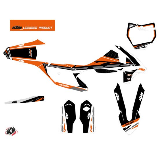 Kit Deco Moto Cross Rift KTM 85 SX Noir Orange