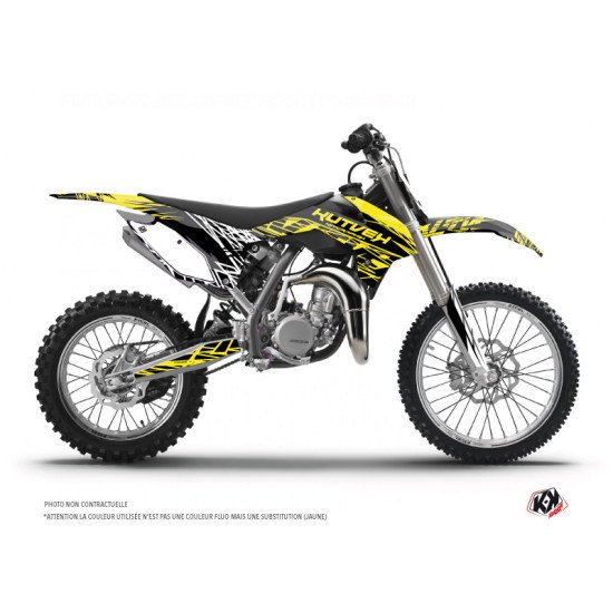 Kit Deco Moto Cross Eraser Fluo KTM 85 SX Jaune