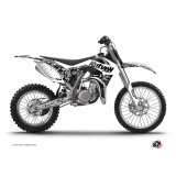 Kit Deco Moto Cross Predator KTM 85 SX Blanc