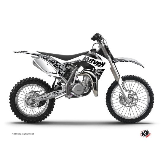 Kit Deco Moto Cross Predator KTM 85 SX Blanc