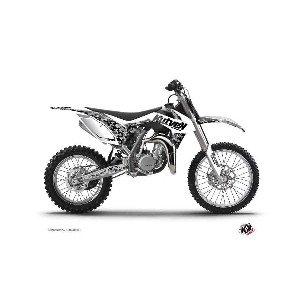 Kit Deco Moto Cross Predator KTM 85 SX Blanc