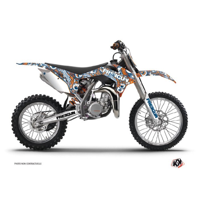 Kit Deco Moto Cross Freegun Eyed KTM 85 SX Orange