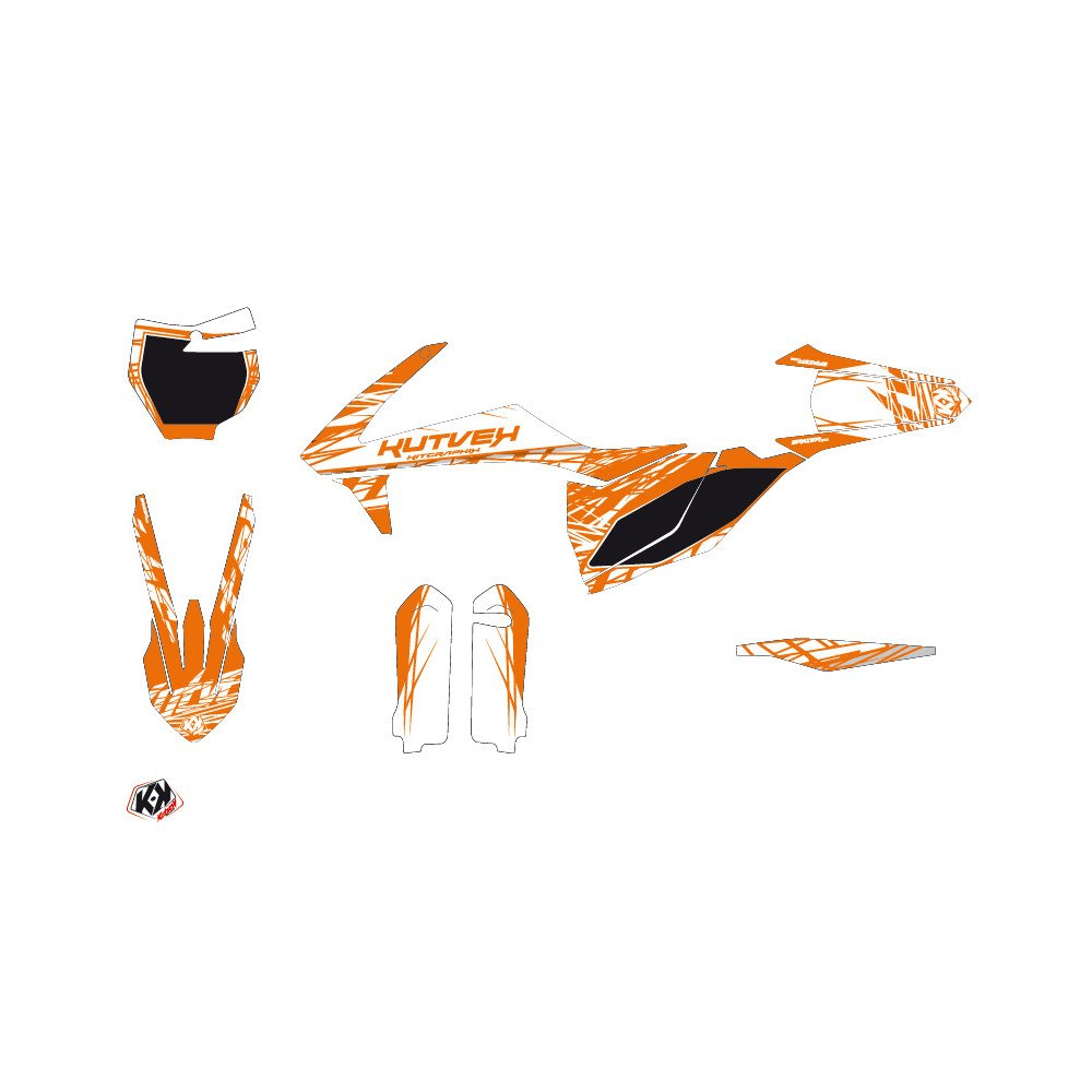 Kit Deco Moto Cross Eraser KTM 125 SX Orange