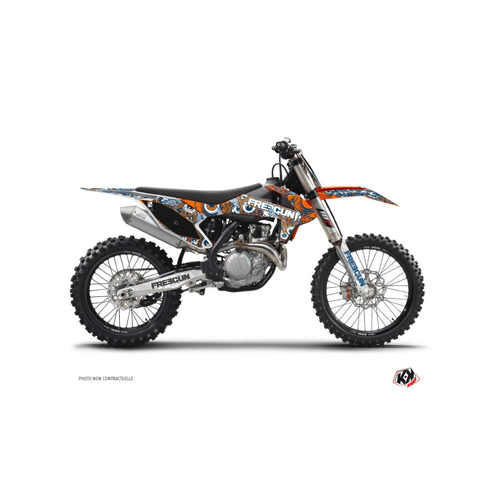 Kit Deco Moto Cross Freegun Eyed KTM 125 SX Orange