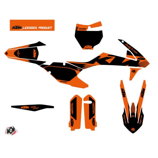 Kit Deco Moto Cross Retro KTM 125 SX Orange