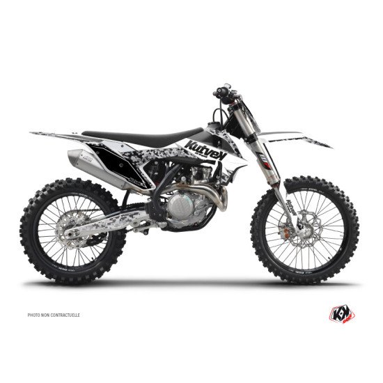 Kit Deco Moto Cross Predator KTM 125 SX Blanc