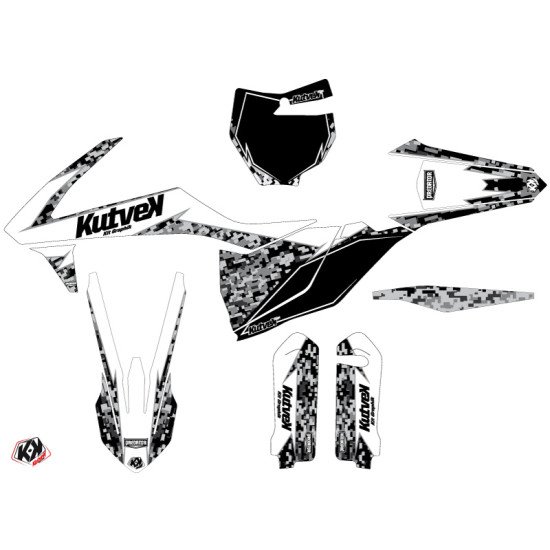 Kit Deco Moto Cross Predator KTM 125 SX Blanc
