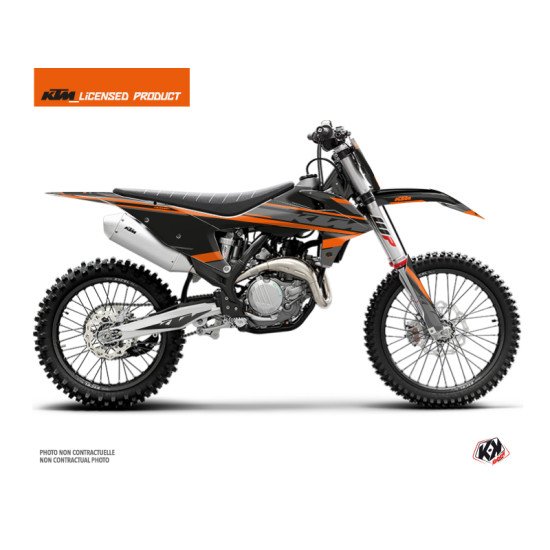 Kit Deco Moto Cross Breakout KTM 125 SX Noir Orange