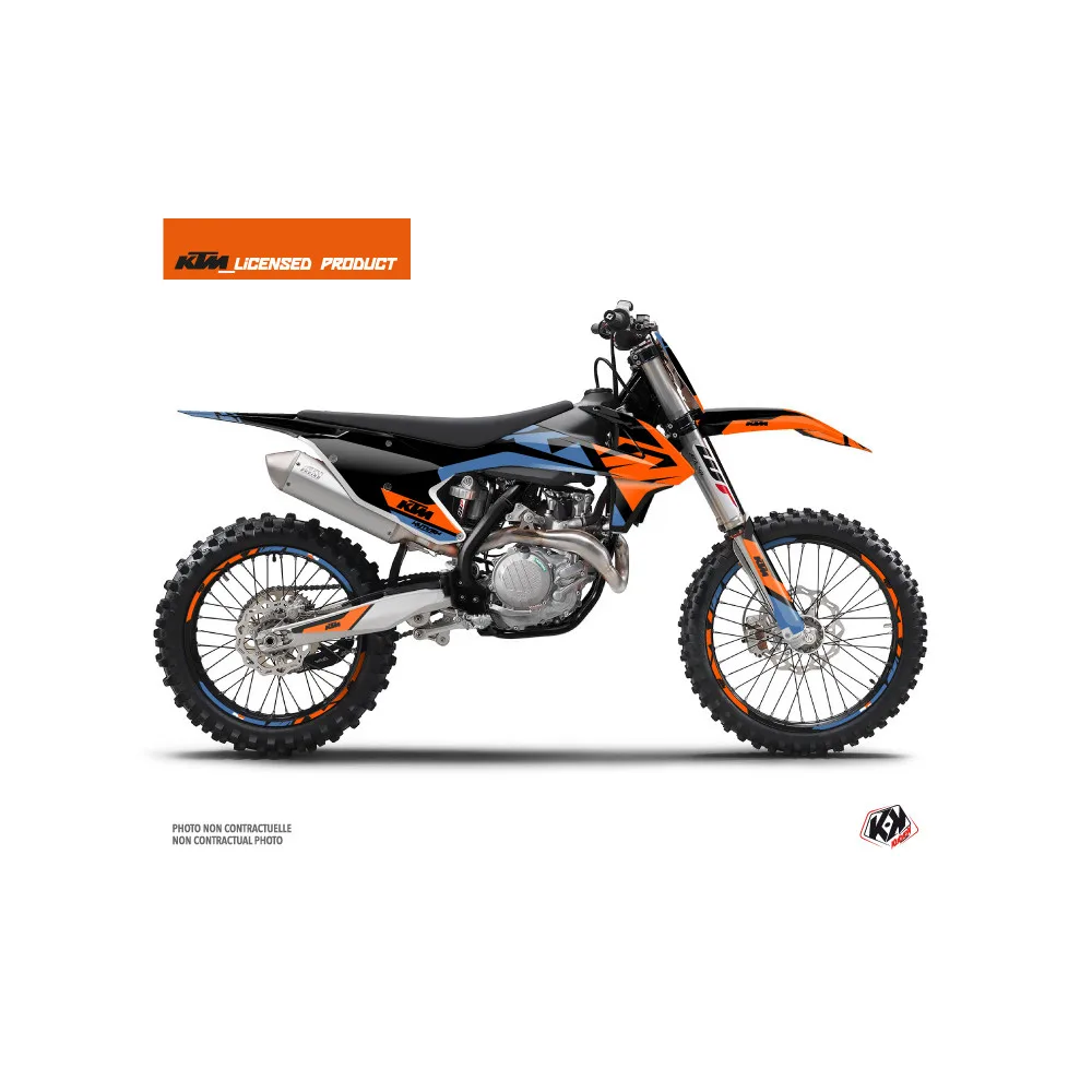 Kit Deco Moto Cross Skyline KTM 150 SX Bleu