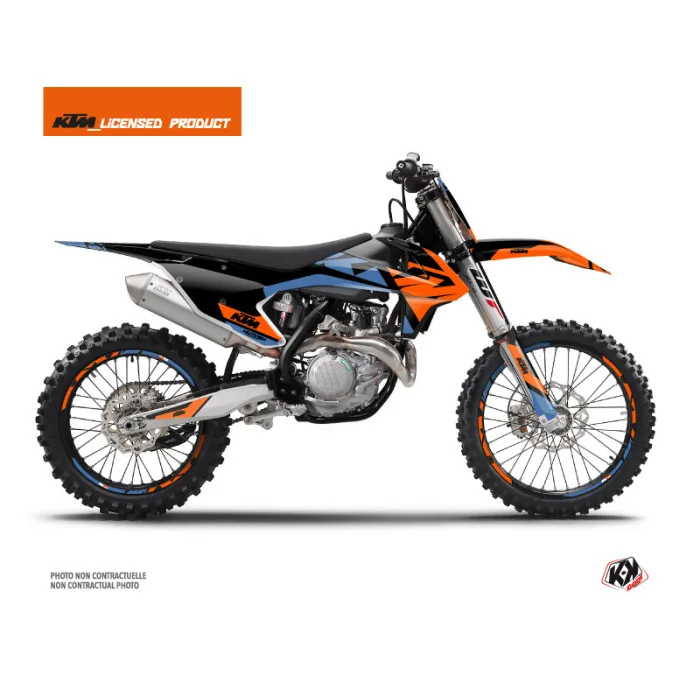 Kit Deco Moto Cross Skyline KTM 150 SX Bleu