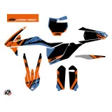 Kit Deco Moto Cross Skyline KTM 150 SX Bleu