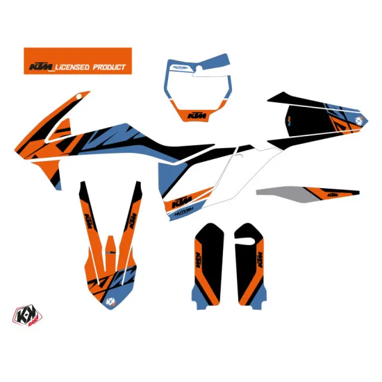 Kit Deco Moto Cross Skyline KTM 250 SX Bleu