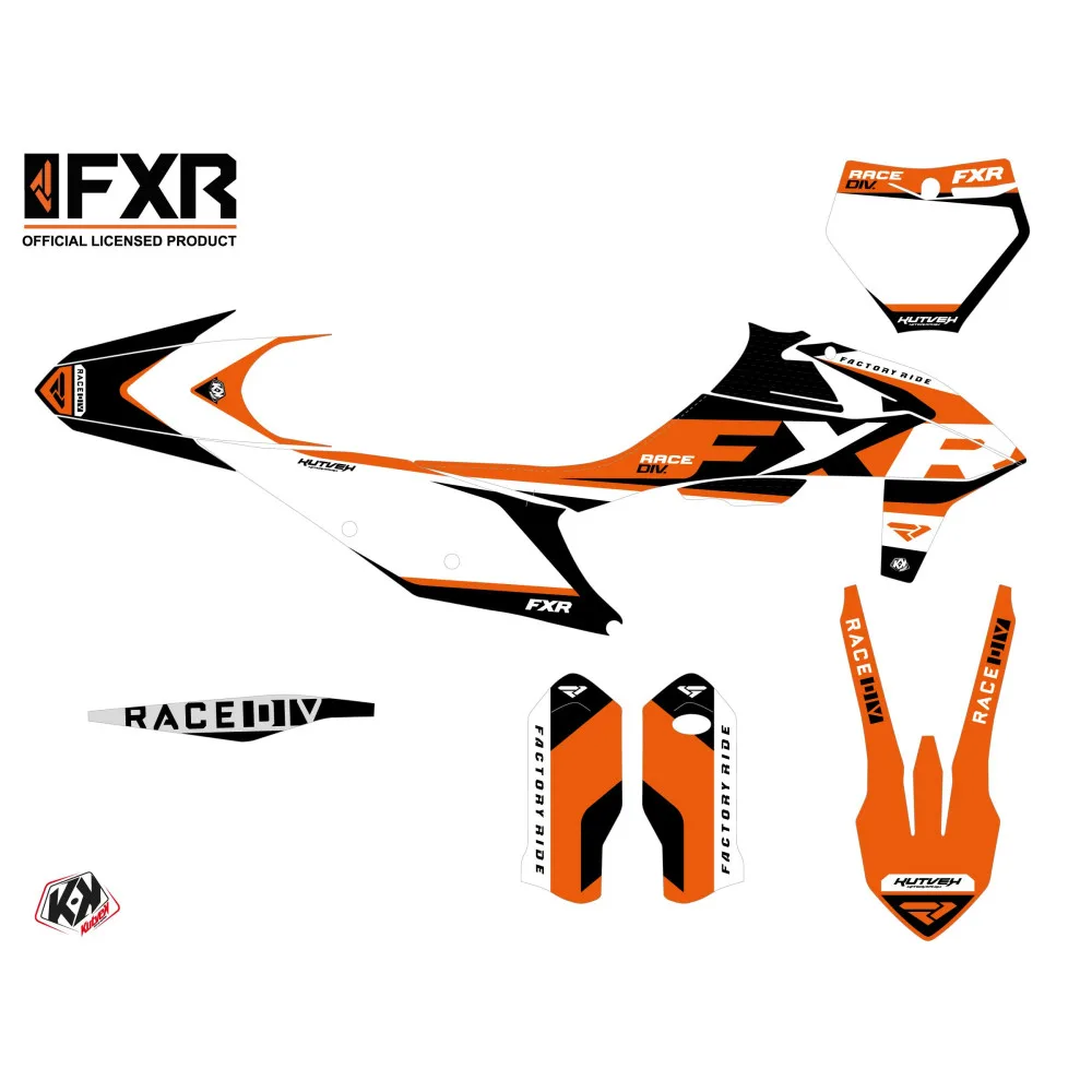 Kit Deco Moto Cross FXR N4 KTM 250 SX Orange