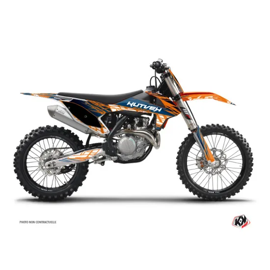 Kit Deco Moto Cross Eraser KTM 250 SXF Bleu Orange