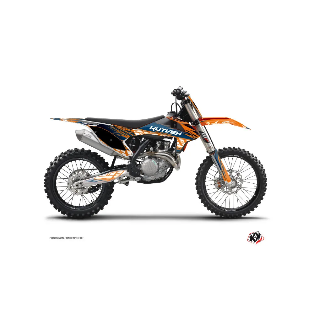 Kit Deco Moto Cross Eraser KTM 250 SXF Bleu Orange