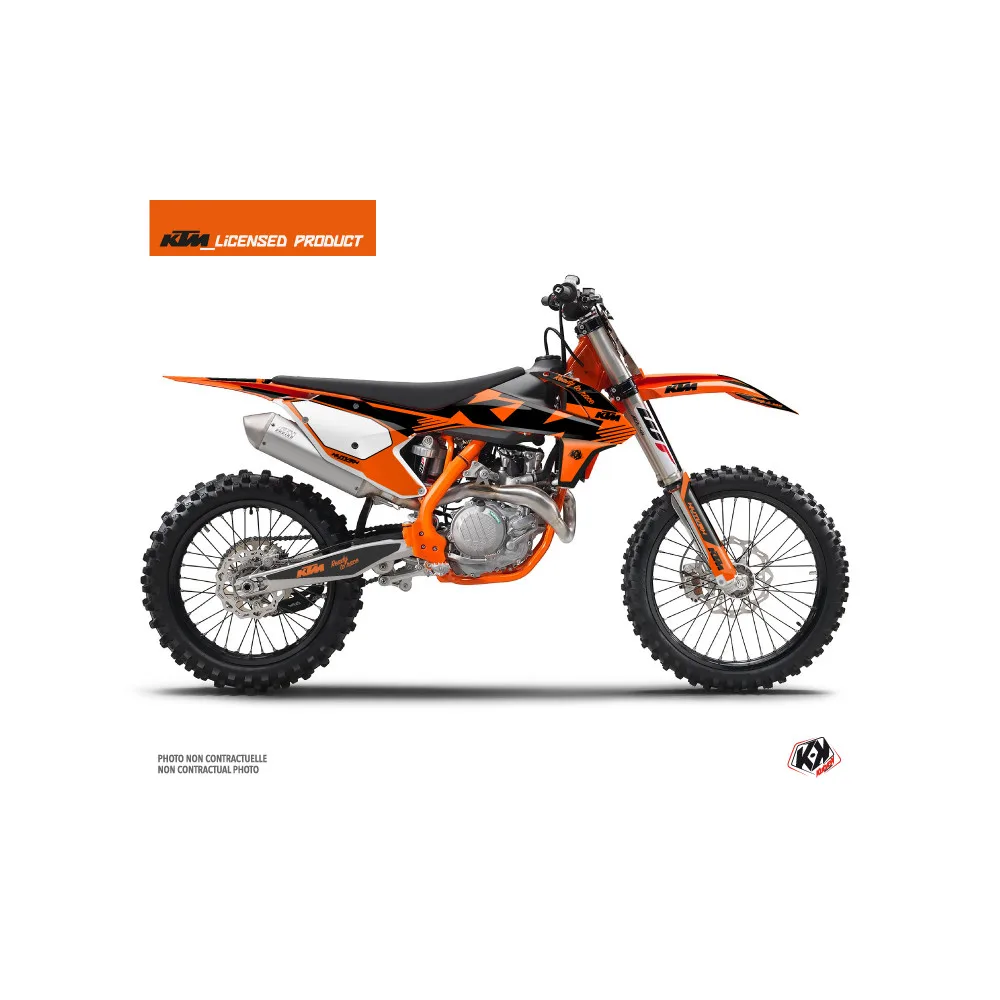 Kit Deco Moto Cross Retro KTM 450 SXF Orange