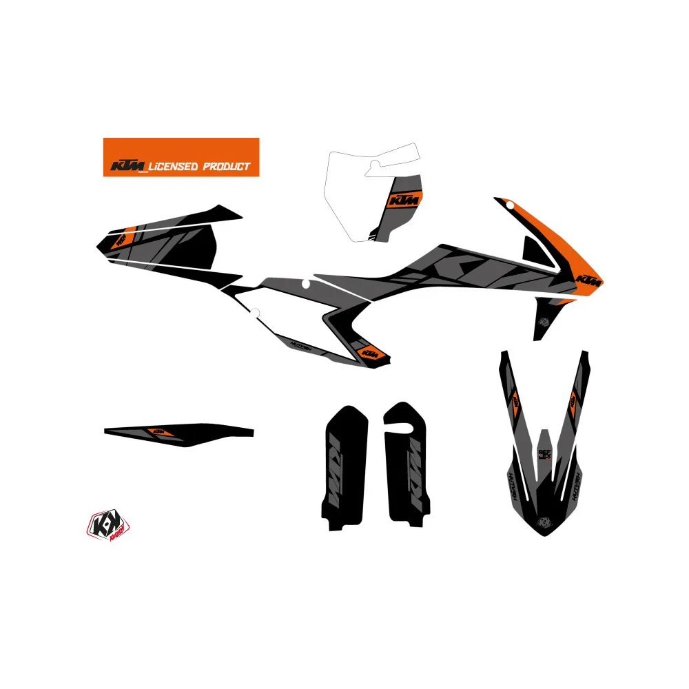 Kit Deco Moto Cross Reflex KTM 450 SXF Noir