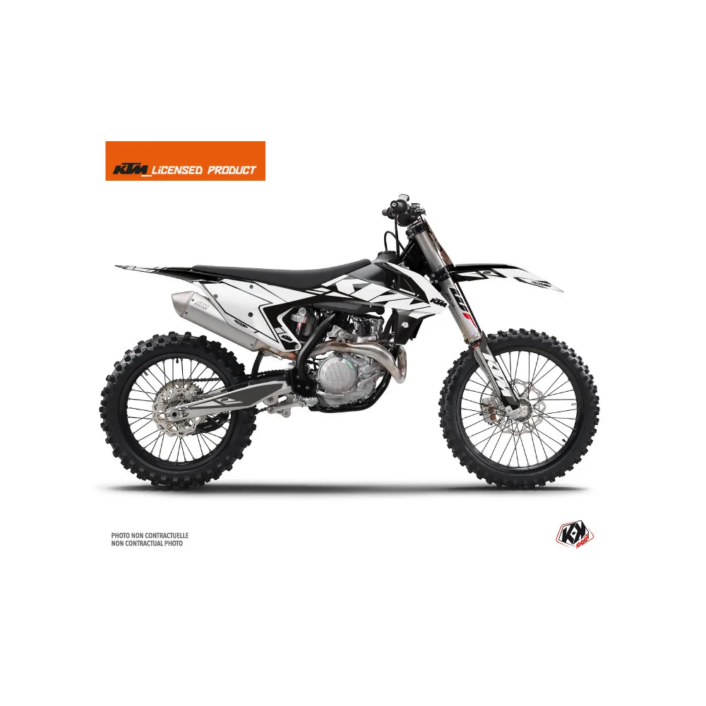 Kit Deco Moto Cross Reflex KTM 450 SXF Blanc