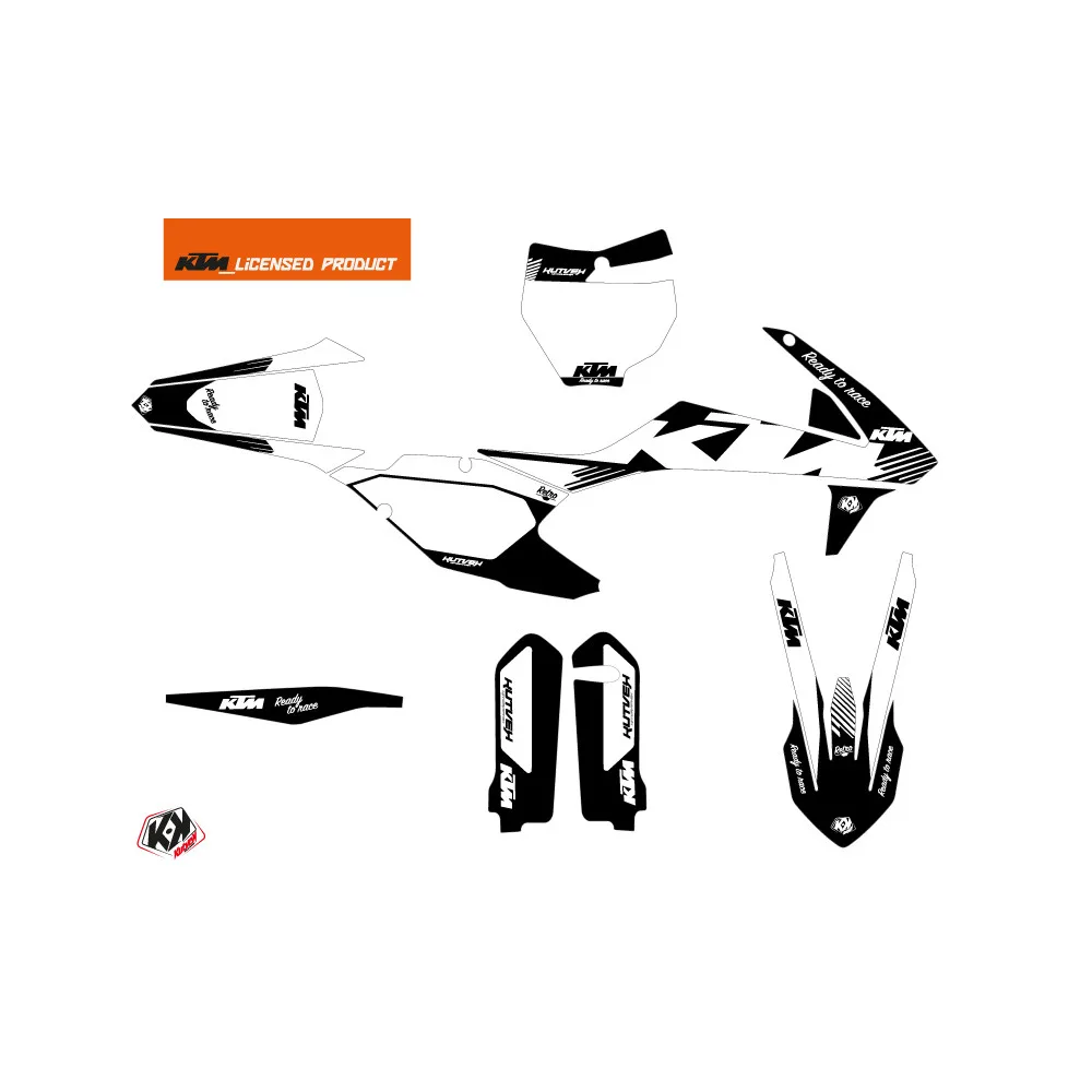 Kit Deco Moto Cross Retro KTM 450 SXF Noir