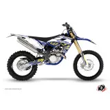 Kit Deco Moto Cross Eraser Sherco SE / SEF Blanc Jaune