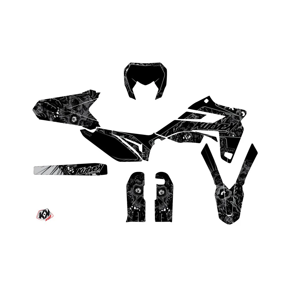 Kit Deco Moto Cross Zombies Dark Sherco SE / SEF Noir