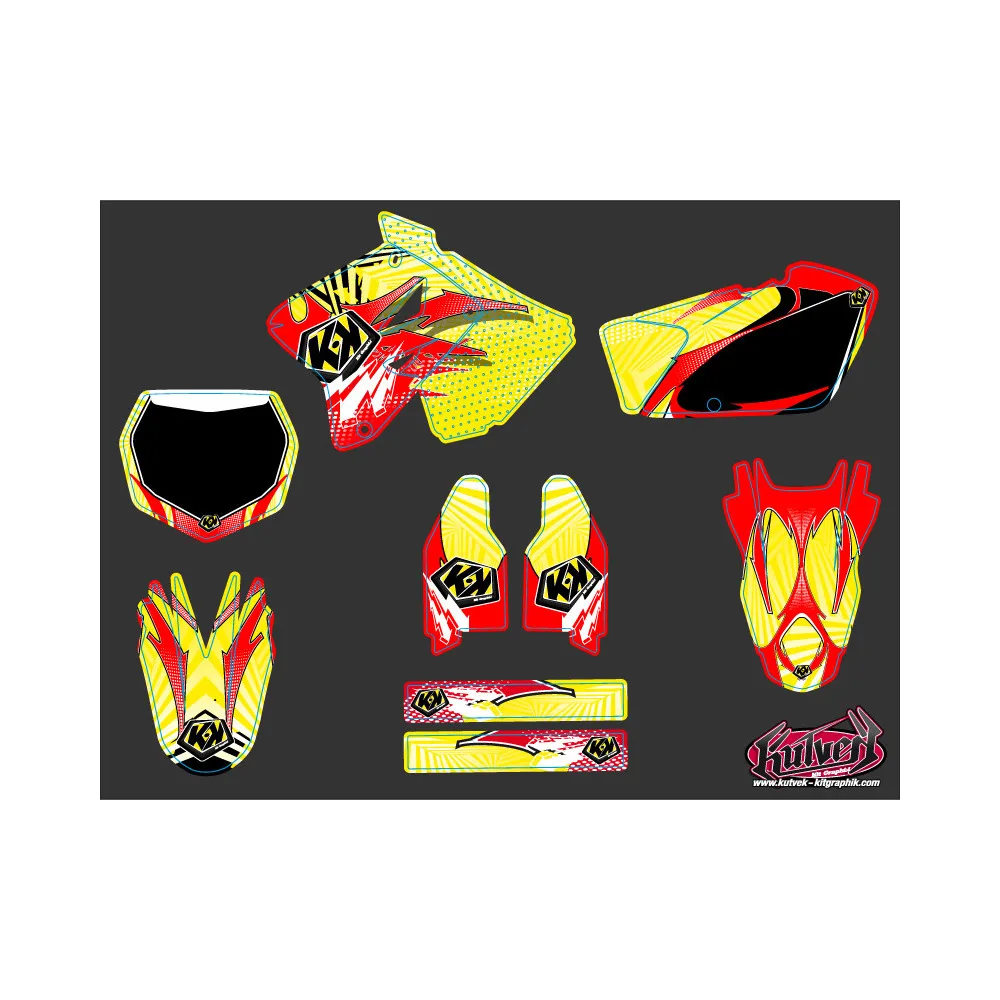 Kit Deco Moto Cross Graff Suzuki 250 RM