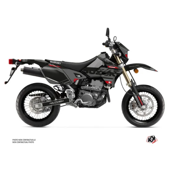 Kit Deco Moto Cross Grade Suzuki DRZ 400 SM Noir
