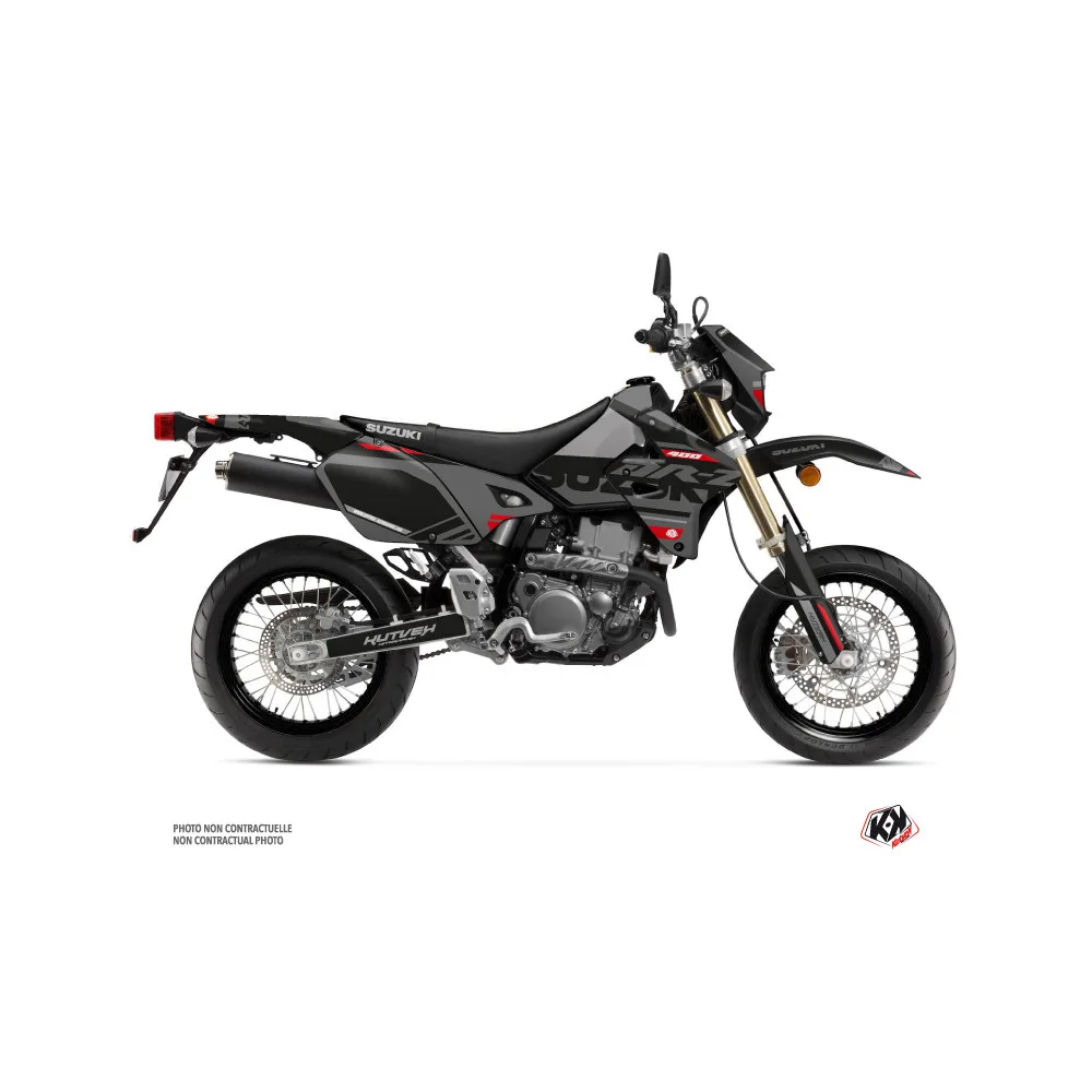 Kit Deco Moto Cross Grade Suzuki DRZ 400 SM Noir