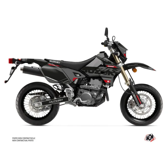 Kit Deco Moto Cross Grade Suzuki DRZ 400 SM Noir