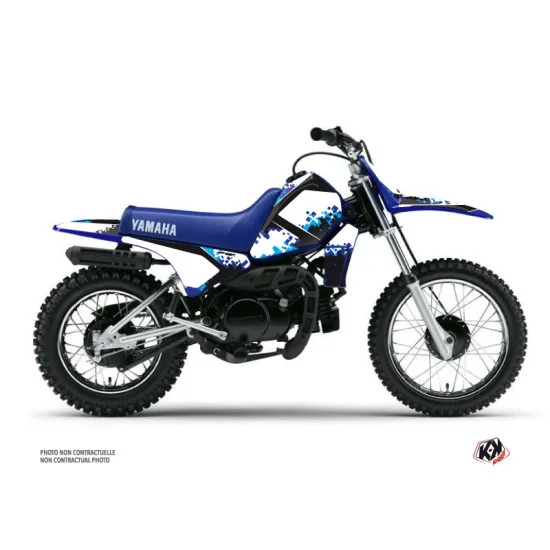 Kit Deco Moto Cross Hangtown Yamaha PW 80 Bleu
