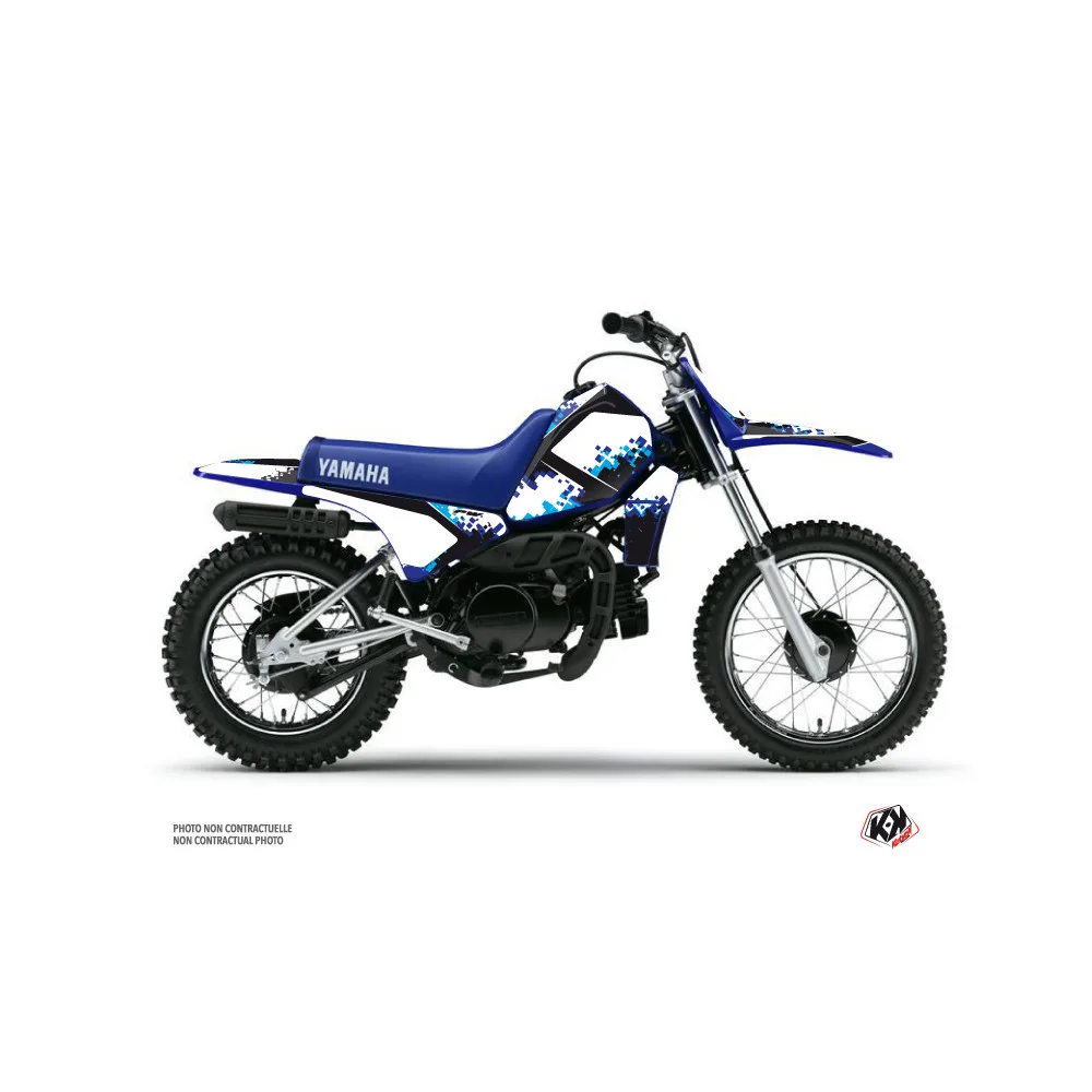 Kit Deco Moto Cross Hangtown Yamaha PW 80 Bleu