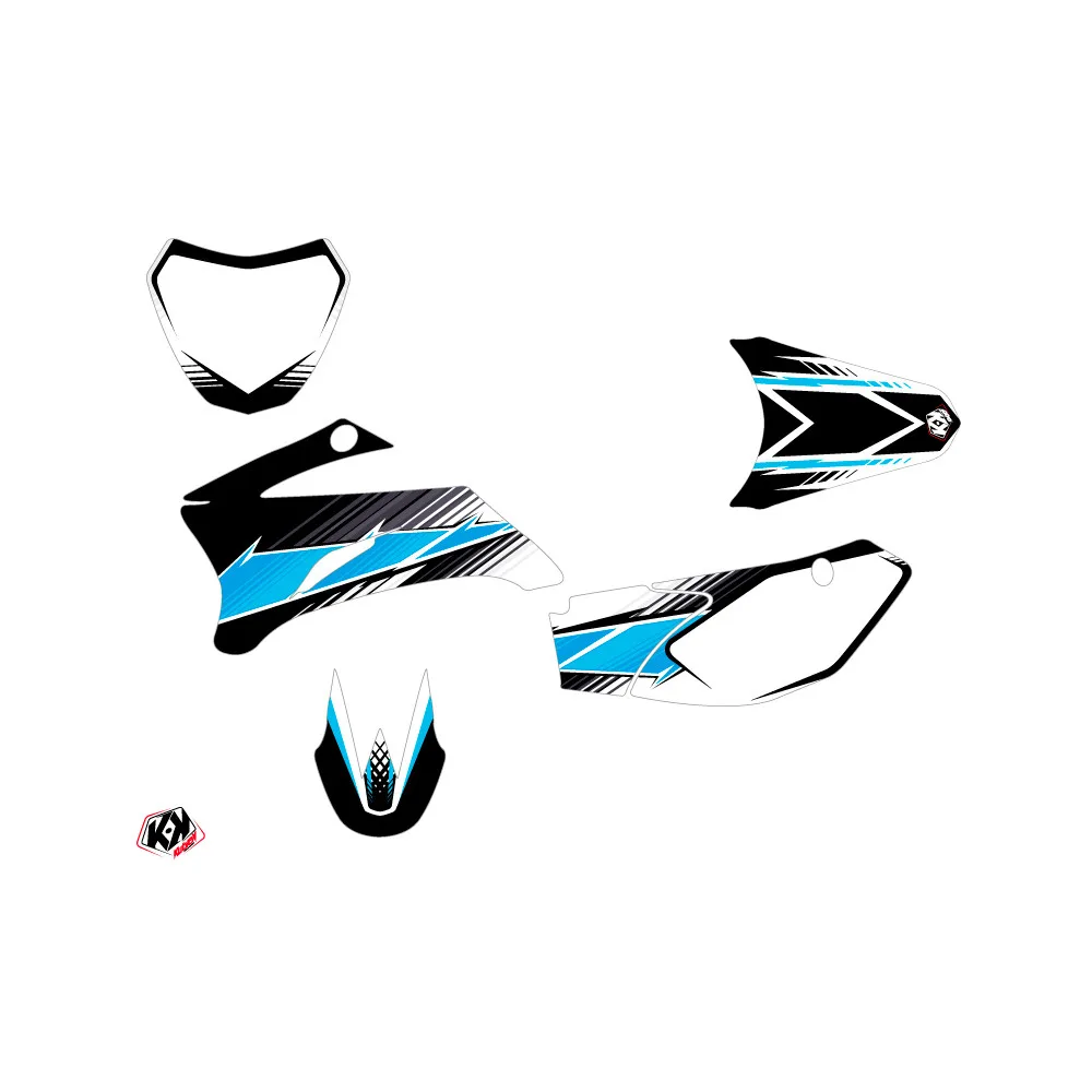 Kit Deco Moto Cross Stripe Yamaha TTR 110 Noir
