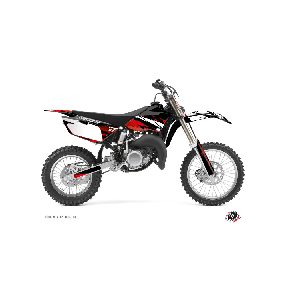 Kit Deco Moto Cross Techno Yamaha 85 YZ Rouge