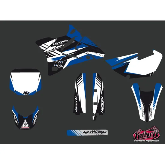 Kit Deco Moto Cross Pulsar Yamaha 85 YZ Bleu